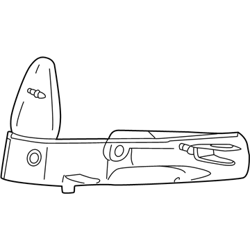Ford XC3Z-13200-BA Parking & Side Lamp, Amber, Front Passenger Side