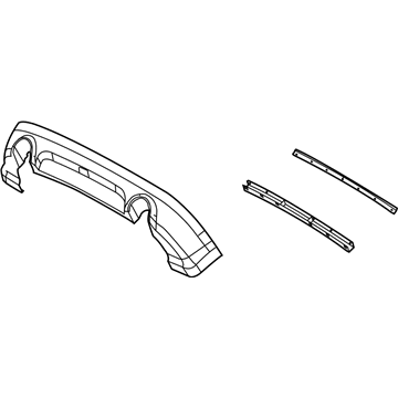 Ford Edge Bumper - 9T4Z-17K835-BPTM