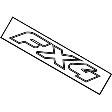 Ford 2L1Z-7842528-ABB Nameplate, Rear