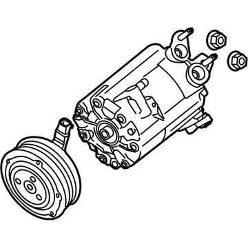 Lincoln A/C Compressor - GV6Z-19703-AD