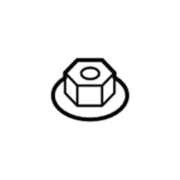 Ford -W520101-S437 Hold Down Nut