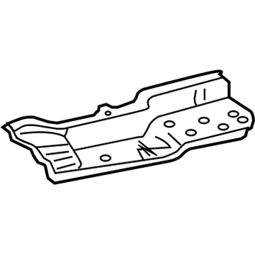 Ford 6L2Z-7810124-AA Sidemember Extension, Passenger Side