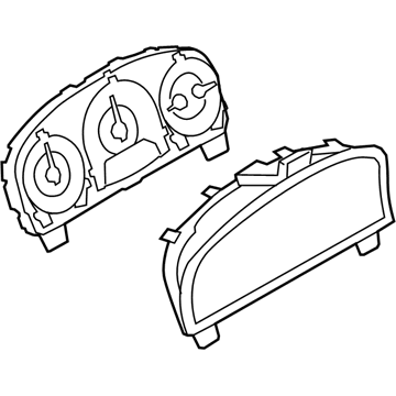 Ford Fusion Instrument Cluster - BE5Z-10849-GA