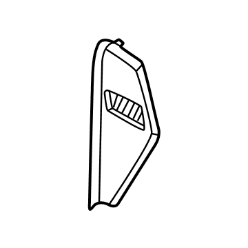 Ford ML3Z-1504480-AA Side Cover, Black, Passenger Side