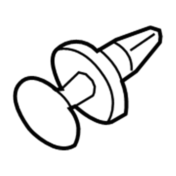 Ford -W713610-S300 Rocker Molding Pin