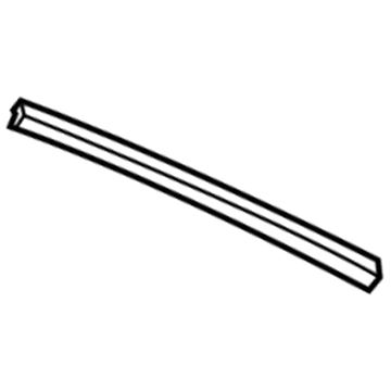 Ford 8C3Z-2542052-E Side Weatherstrip, Rear
