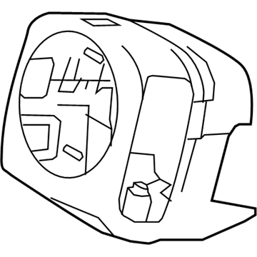 Mercury Steering Column Cover - 5W1Z-3530-AZP