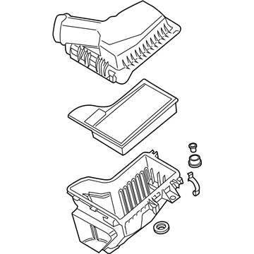 2017 Ford Mustang Air Filter Box - FR3Z-9600-F