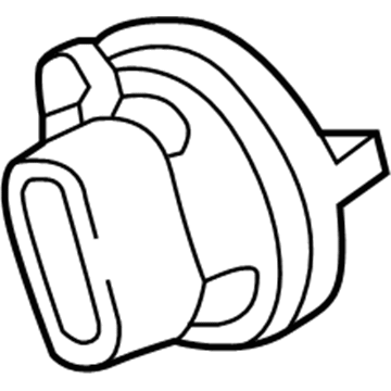 Ford GJ5Z-13411-D Parking Lamp Bulb Socket, Front