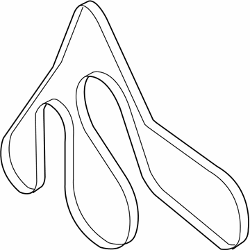 Ford 3L1Z-8620-AB Serpentine Belt