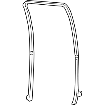 Ford DC3Z-2625766-A Run Channel, Rear Passenger Side