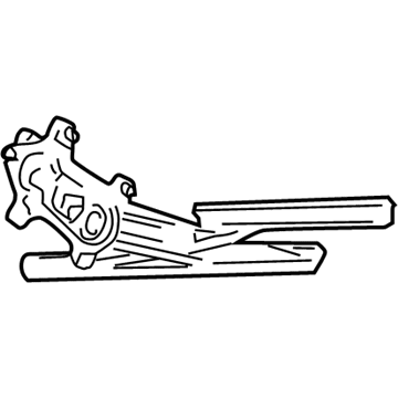 Ford 8C3Z-2627001-A Window Regulator, Rear Driver Side