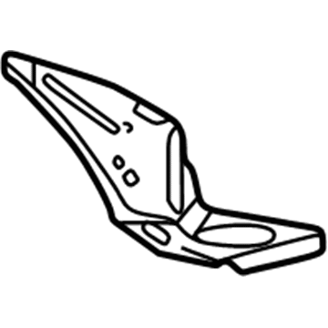 Ford XW4Z-16054-AA Apron Panel, Front Upper Passenger Side