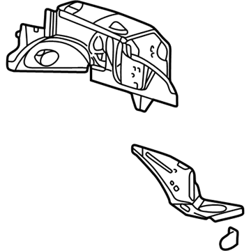 Ford YW4Z-16054-BA Apron Assembly, Front Passenger Side
