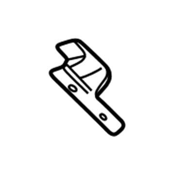 Ford XW4Z-54103A32-AA Inner Side Rail Reinforcement, Front Passenger Side