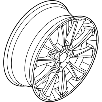 Lincoln BE9Z-1007-A Wheel, Alloy