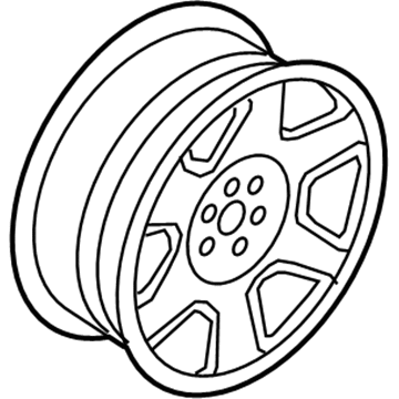 Mercury 5T2Z-1015-EA Wheel, Spare