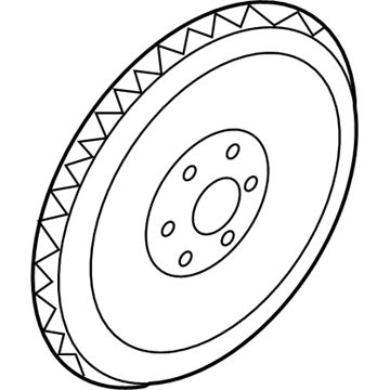 Ford 2L5Z-6375-AA Flywheel Assembly