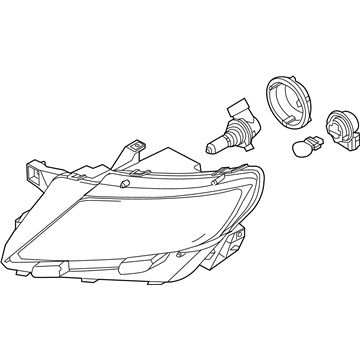 Ford BA1Z-13008-C Headlamp Assembly, Front Driver Side