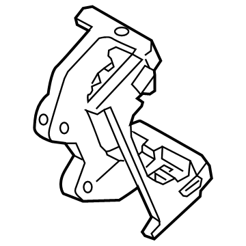 Lincoln Brake Caliper Bracket - L1MZ-2B511-B