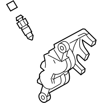 Ford 8A8Z-2B120-AA Caliper, Front Passenger Side
