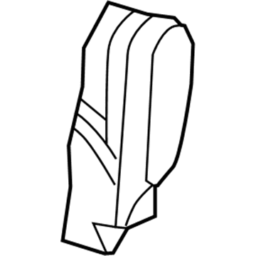 Ford AL8Z-7866800-A Seat Back Pad, Rear Passenger Side