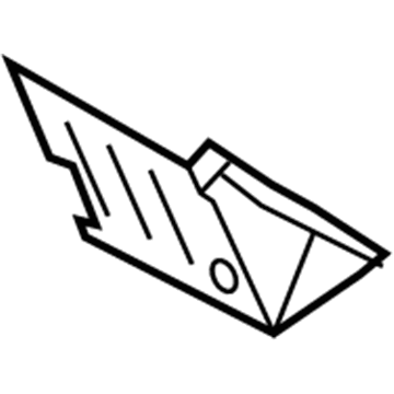 Ford DC3Z-2510971-B Floor Reinforcement, Driver Side
