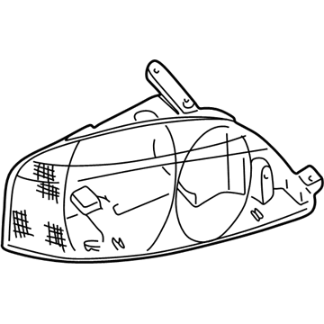2005 Lincoln LS Headlight - 6W4Z-13008-AB