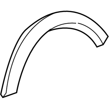 Ford 3L1Z-7829164-APTM Wheel Opening Molding, Pueblo Gold, Rear Passenger Side