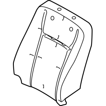Ford ML3Z-1564810-A Seat Back Pad