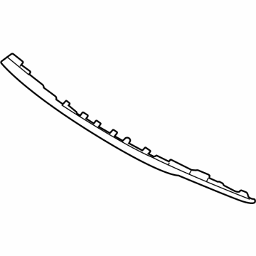 Ford ML3Z-8419-AB Lower Molding, Black, Front