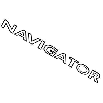 Ford 2L7Z-7842528-BA Nameplate, Front