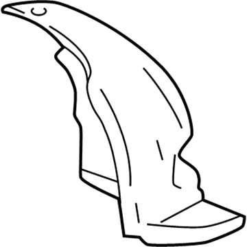 Ford 1W6Z-16103-AA Fender Liner, Front Driver Side