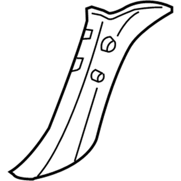 Lincoln 2L7Z-7803598-AAD Windshield Pillar Trim