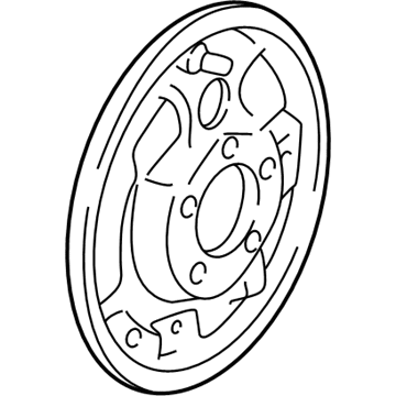 Mercury F65Z-2212-AA Backing Plate