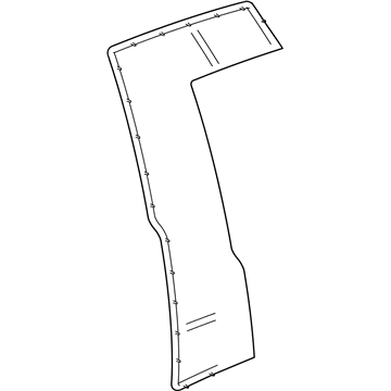 Ford 2W1Z-5425325-BA Door Weatherstrip, Driver Side