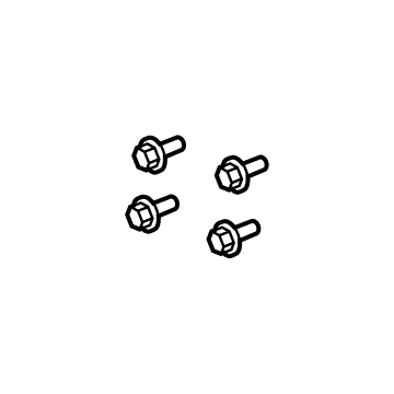 Ford 6R3Z-17A386-AA License Bracket Mount Kit