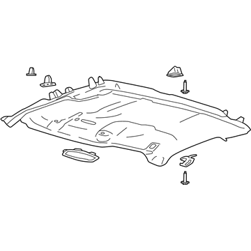 Ford HC3Z-2551944-AD Headliner, Gray