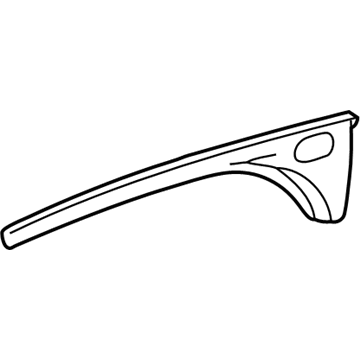 Ford F6DZ-16155-A Upper Rail, Front Driver Side