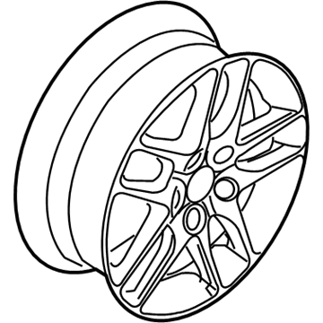 Mercury 9E5Z-1007-E Wheel, Alloy