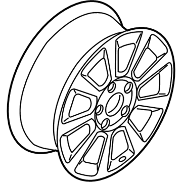Mercury 6N7Z-1007-AA Wheel, Alloy
