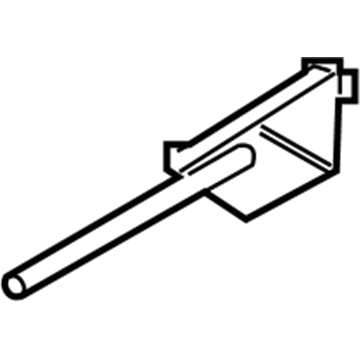 Ford BA5Z-54518A00-A Cable & Guide, Passenger Side