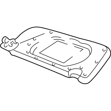 Lincoln Aviator Sun Visor - 4C5Z-7804105-AAB
