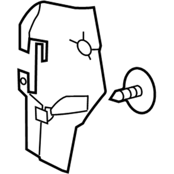 Ford BC3Z-9E944-A Inner Shield, Driver Side