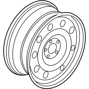 Ford CJ5Z-1015-A Wheel, Steel
