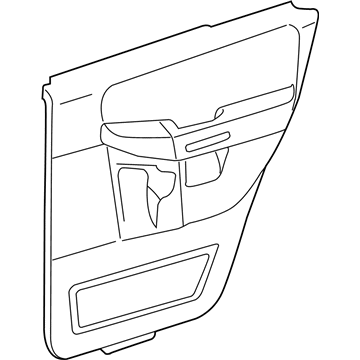 Ford 5L2Z-7827406-BAA Door Trim Panel