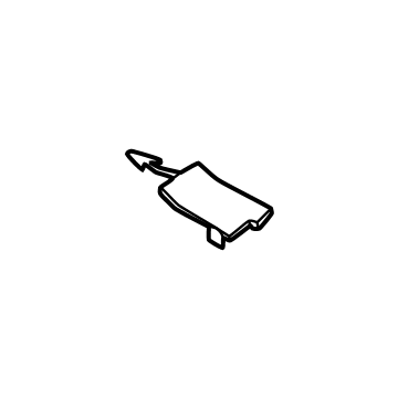 Ford NZ6Z-2604608-AB Console Base Blank Cover