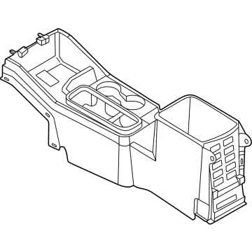 Ford NZ6Z-26044B90-AA Console Base
