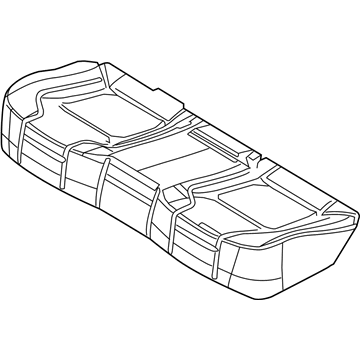 2015 Ford Special Service Police Sedan Seat Cushion - DG1Z-54600A88-A