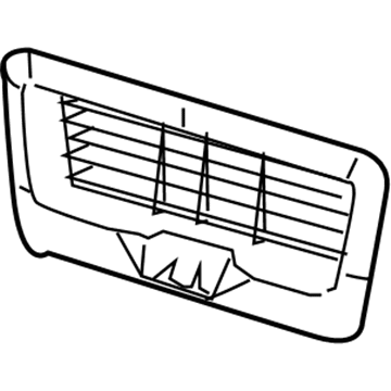 Ford 3F2Z-17434A20-AA License Frame, Rear